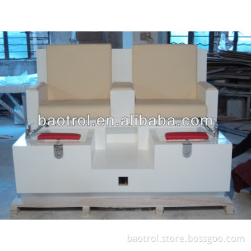 China factory supply artificial mable nail salon pedicure bench